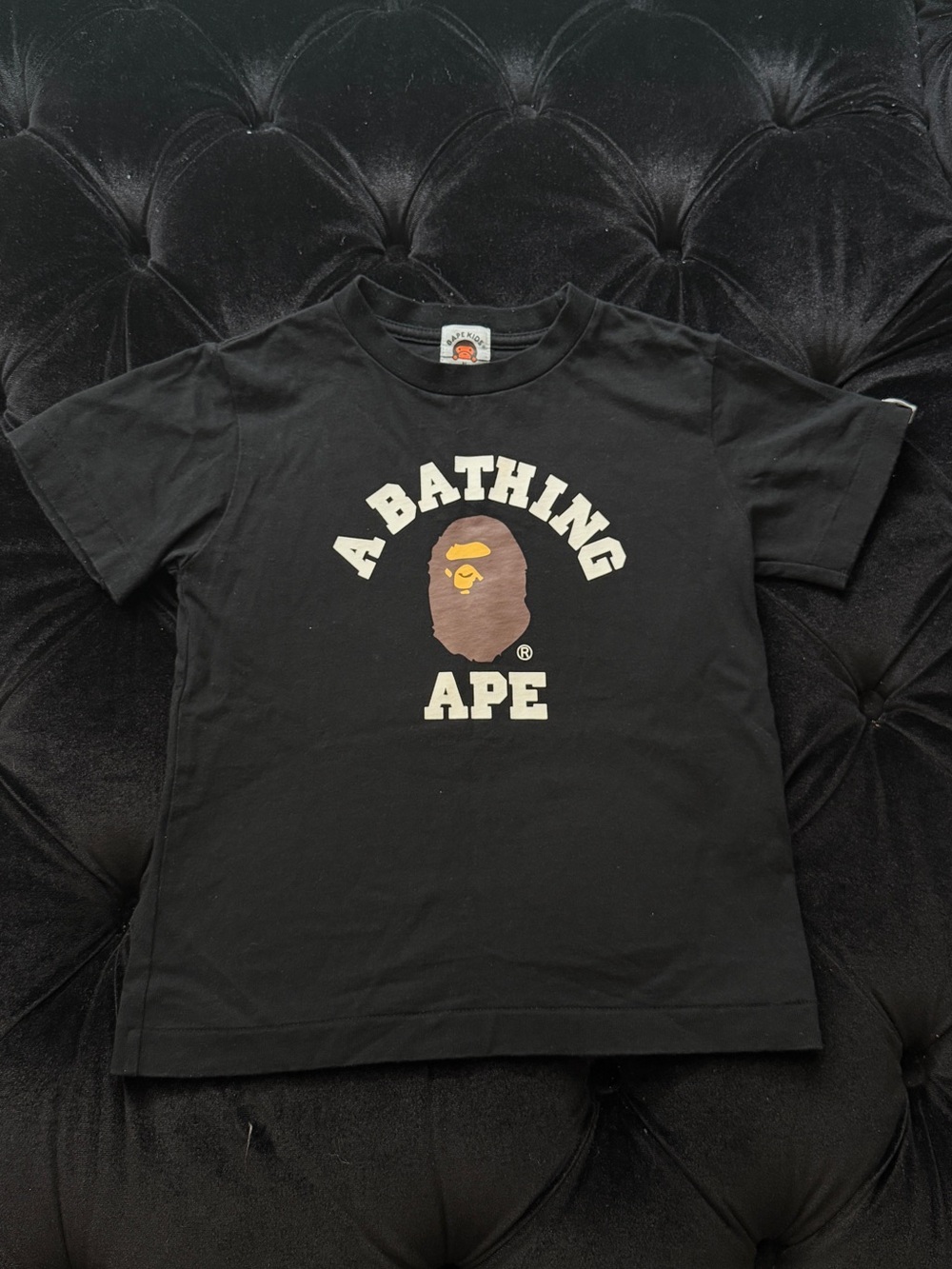 Black Logo Graphic Kids Tee